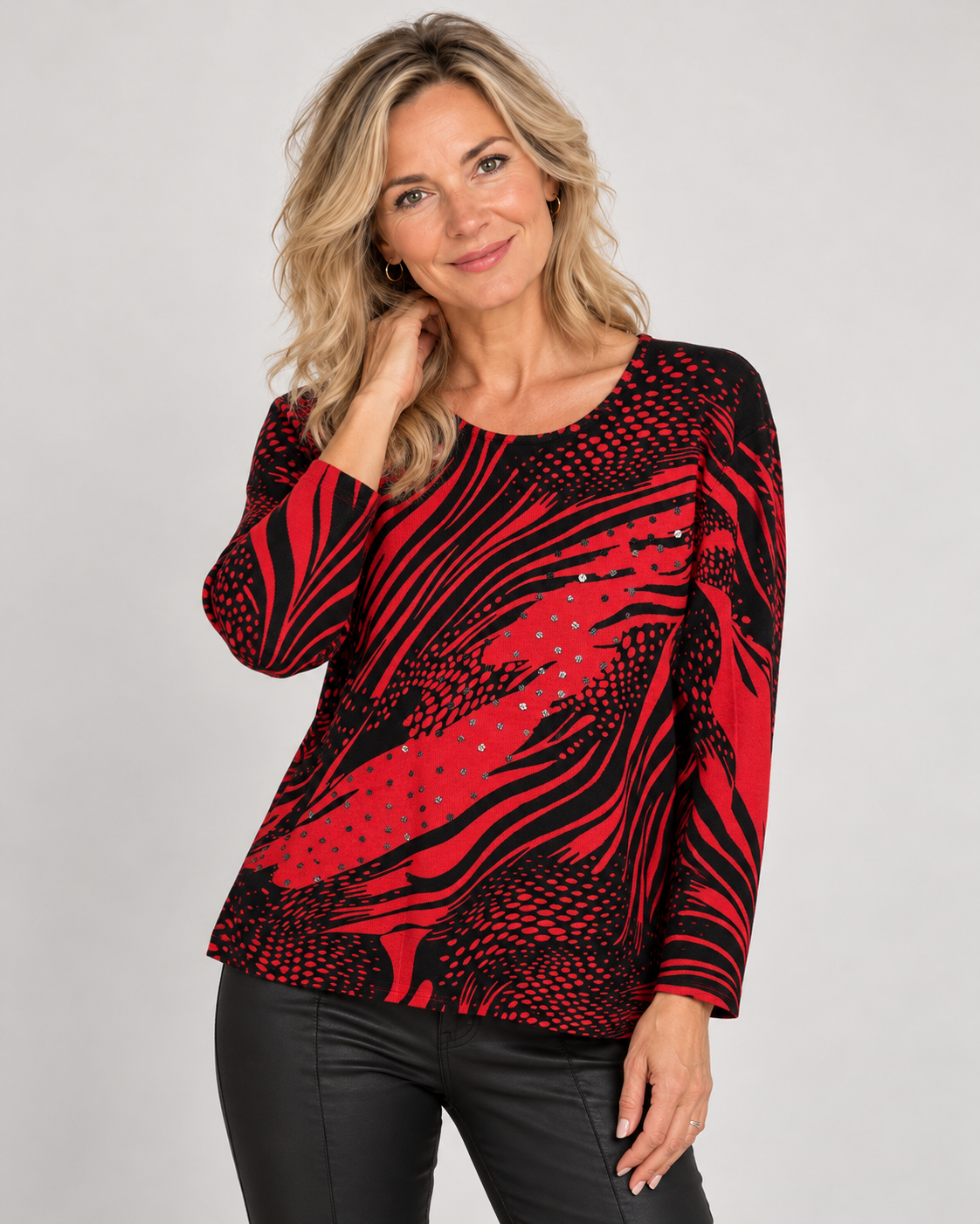 Gabriella K. Pullover - Panther elegant | 2 Farben