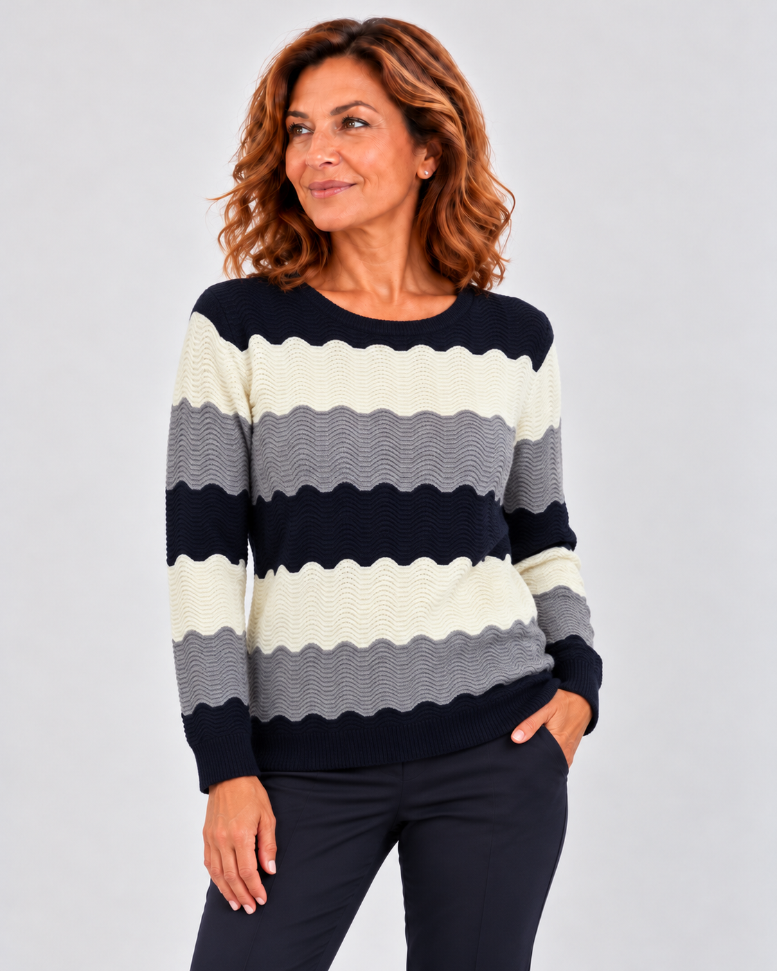 Gabriella K. Pullover - Panther elegant | 2 Farben
