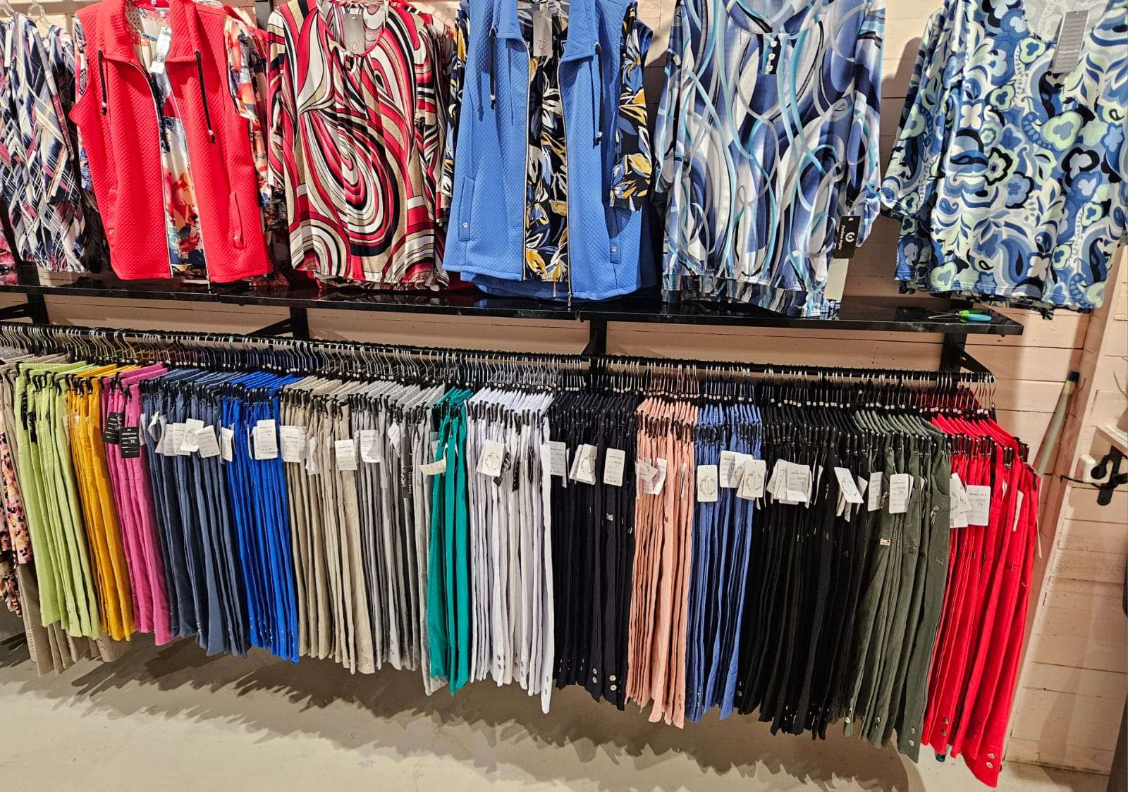 Cherry Berry Capri stretch kobaltblauw