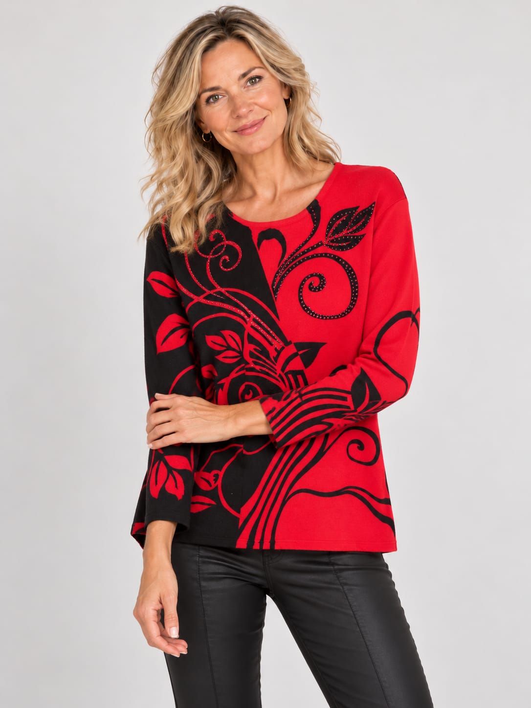 Gabriella K. Pullover - Panther elegant | 2 Farben