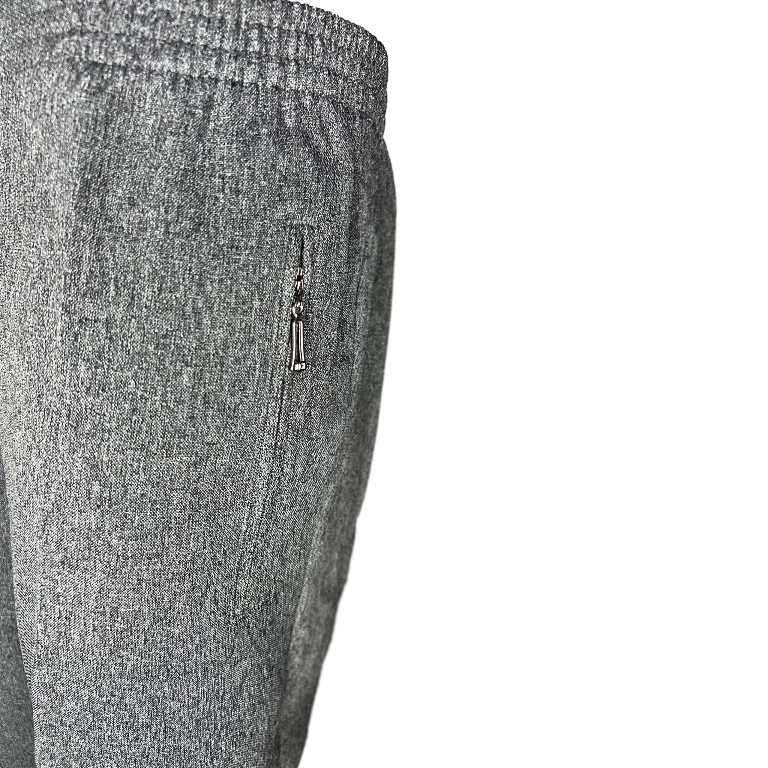 ALICA pantalon grijs - Gevoerd