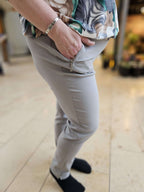 ALICA Pantalon stretch zomer- Grijs