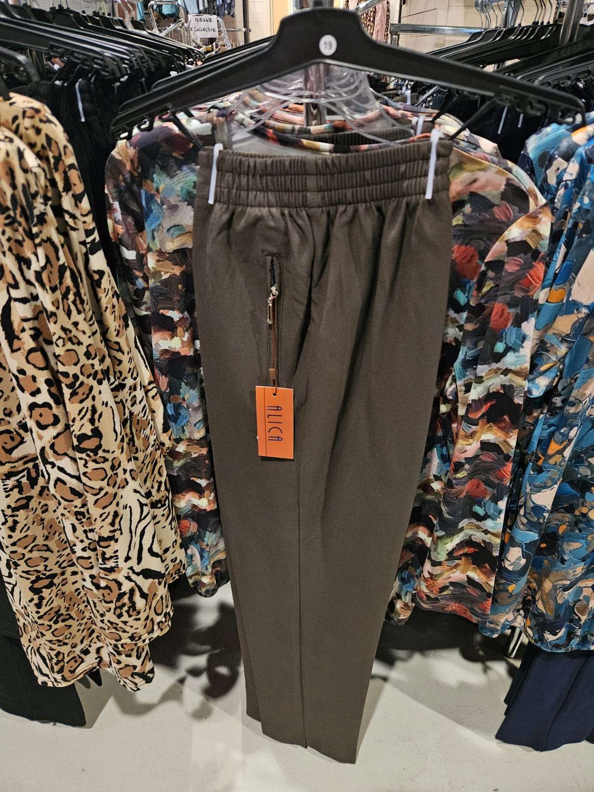ALICA Pantalon stretch winter- Kakigroen