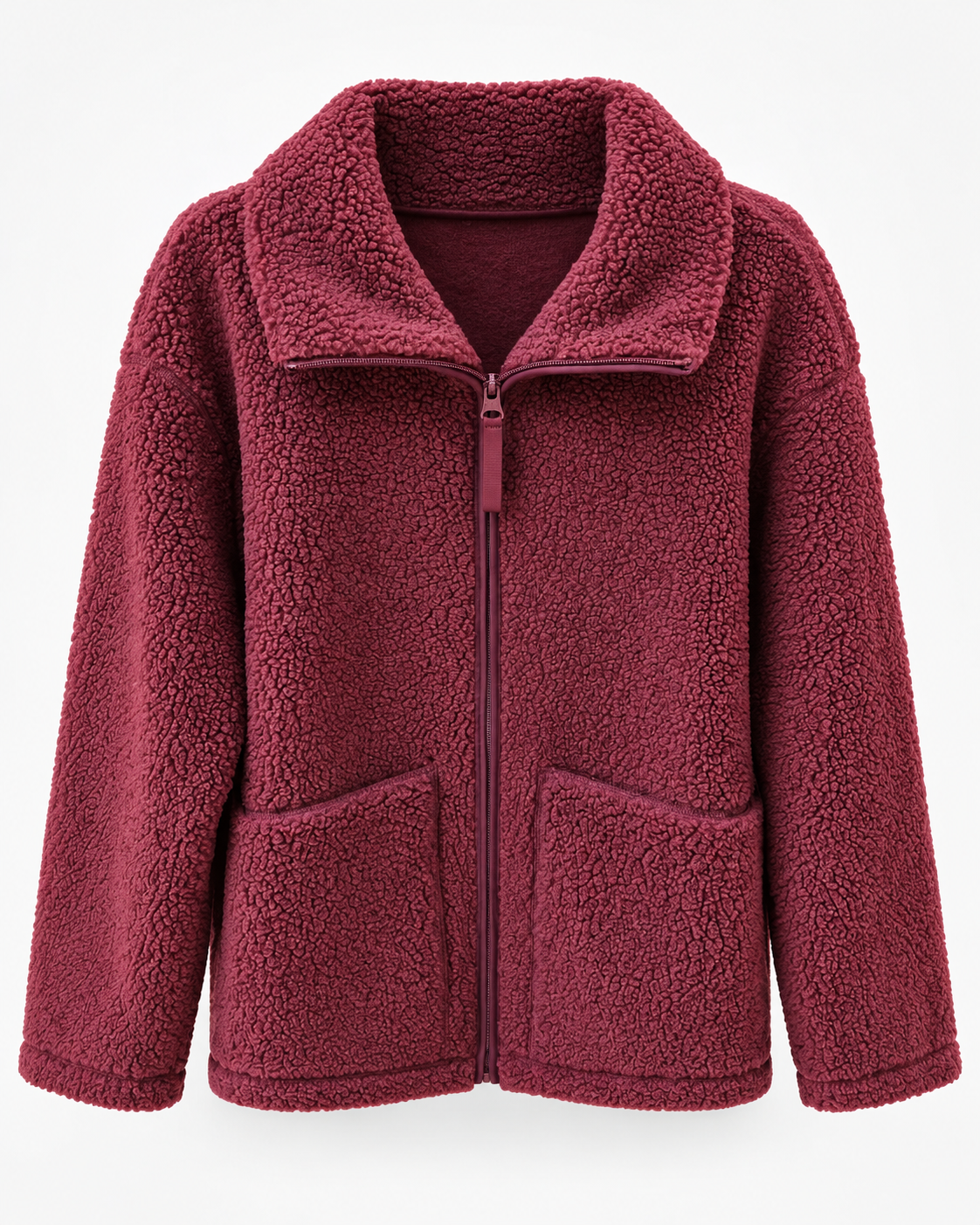Vest met kraag - MXO teddy stof | 3 kleuren