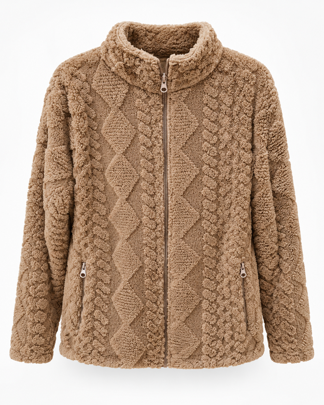 Vest met motief - MXO teddy stof | 3 kleuren