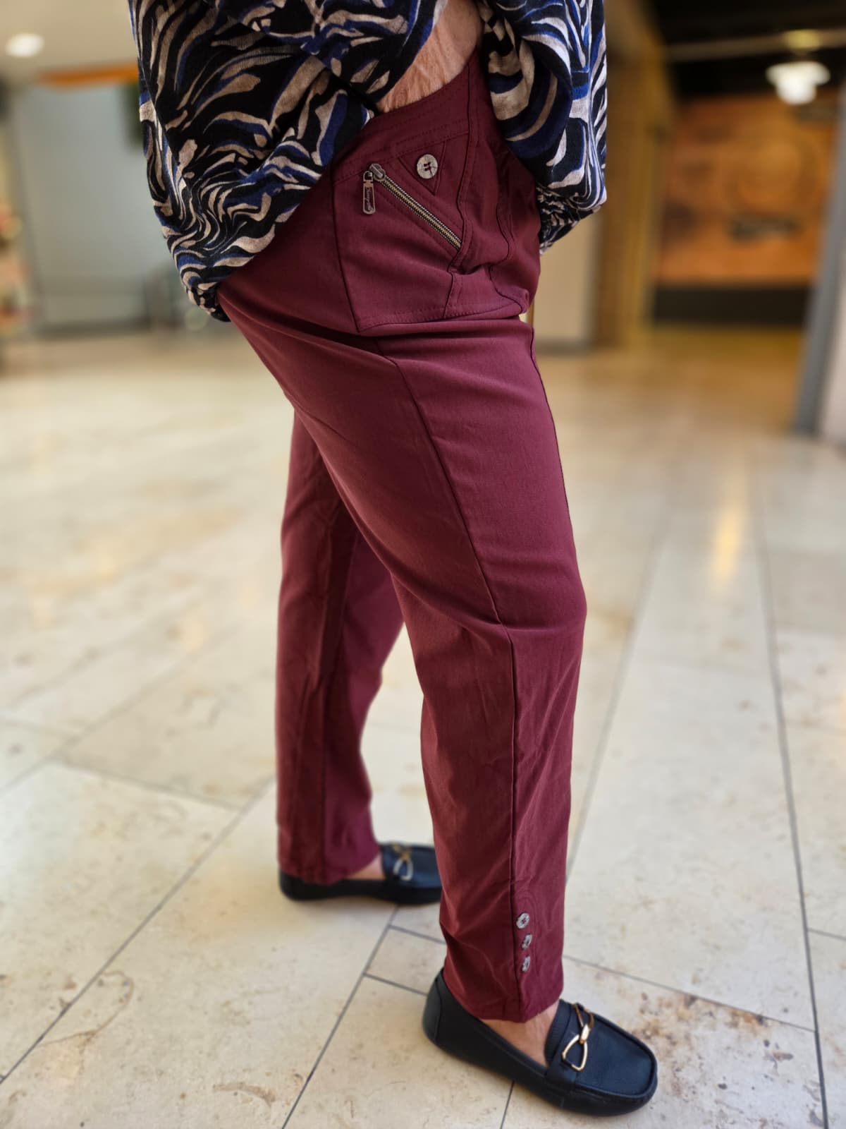 Cherry Berry lang - Fleece gevoerd (winter)
