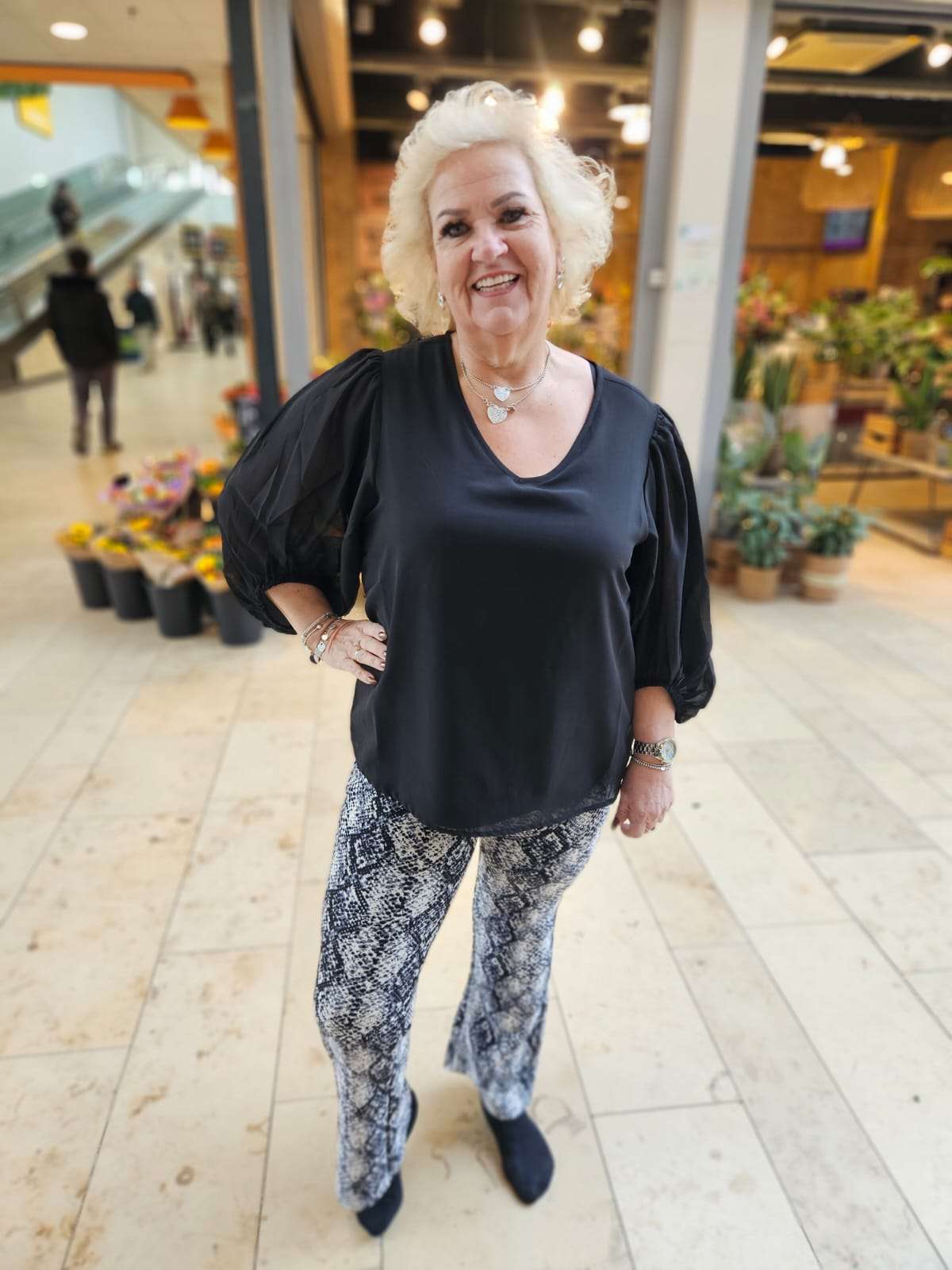 Miss Angelia Tregging Comfort Flair Flared Slang S t m 7XL van