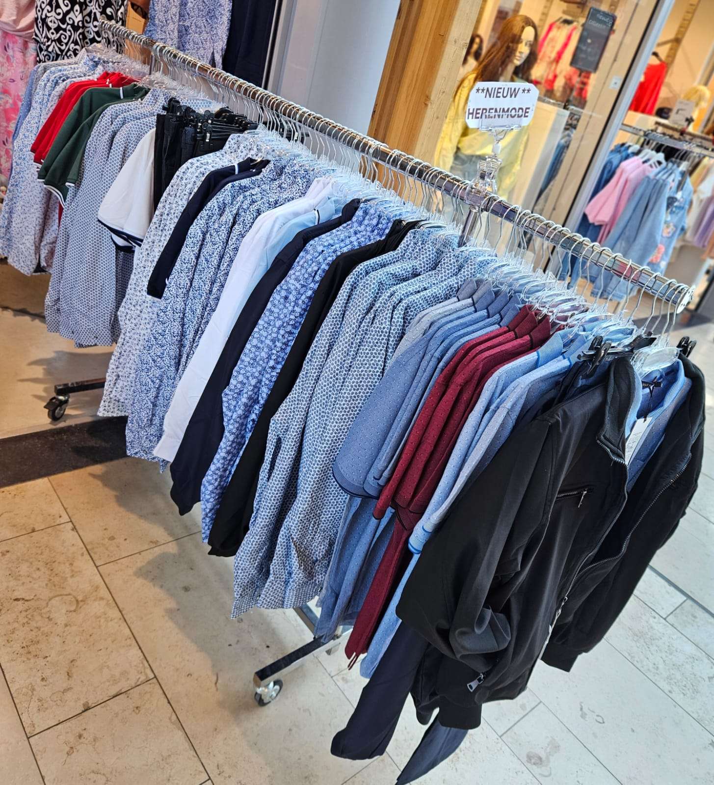 Amparo overhemd lange mouw – Donkerblauw Roma