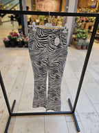Tregging/Comfort broeken S/M t/m 5XL/6XL Miss Angelia Zebra Flair/Flared