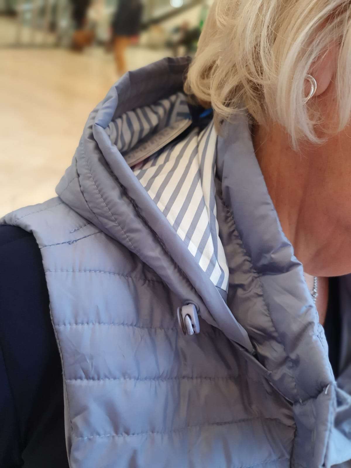 Bodywarmer gewatteerd - Lichtblauw AN32