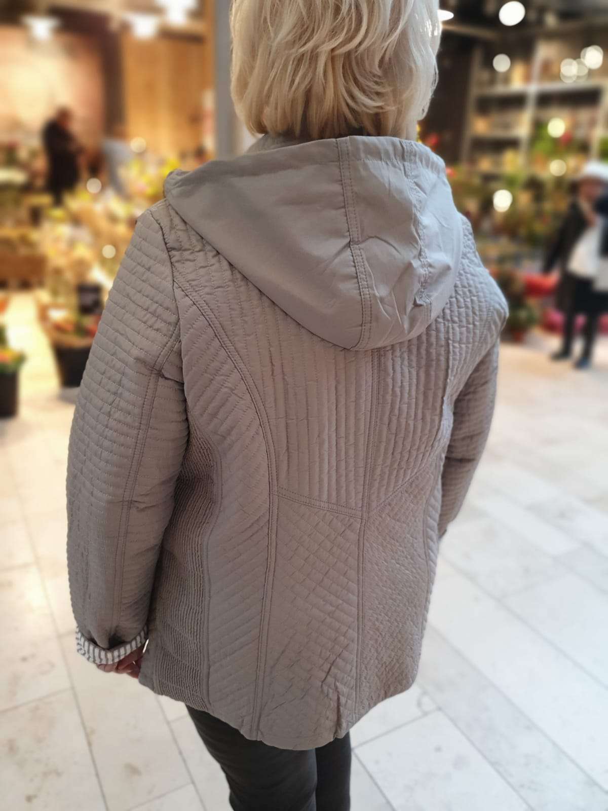 Zomerjas gewatteerd - Beige/bruin WM711