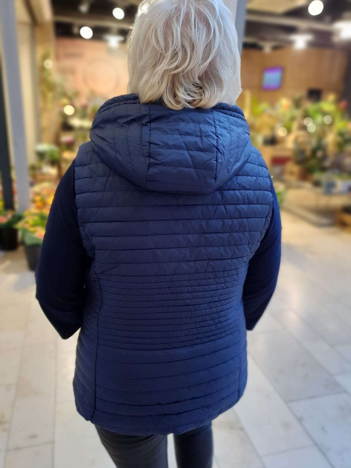 Bodywarmer gewatteerd - Donkerblauw AN32
