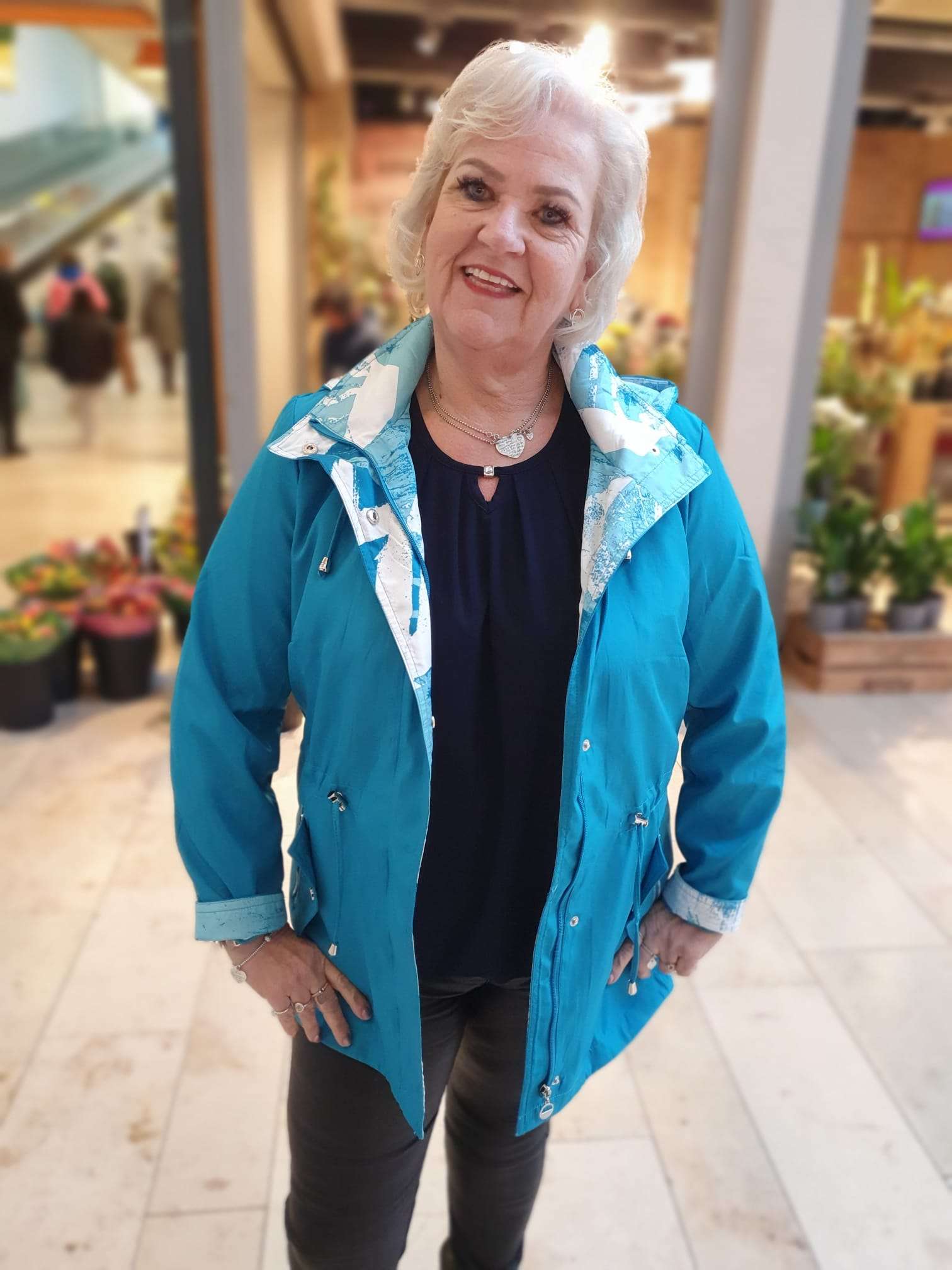 Zomerjas met aantrekkoord - Turquoise WM702