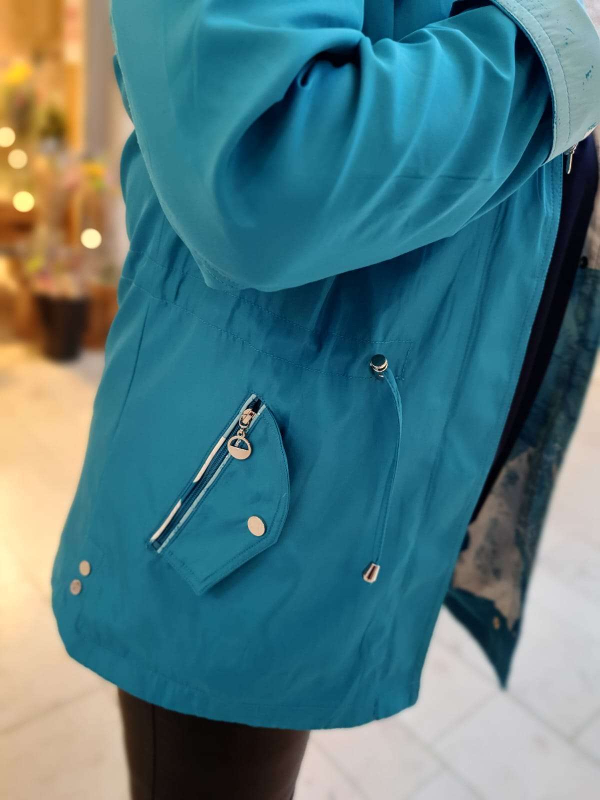 Zomerjas met aantrekkoord - Turquoise WM702
