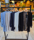 Zomervest Evy - Driekwart mouw verschillende kleuren