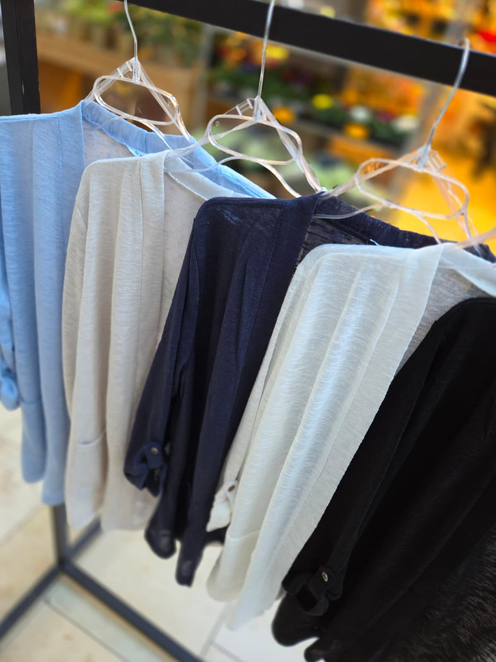 Zomervest Evy - Driekwart mouw verschillende kleuren