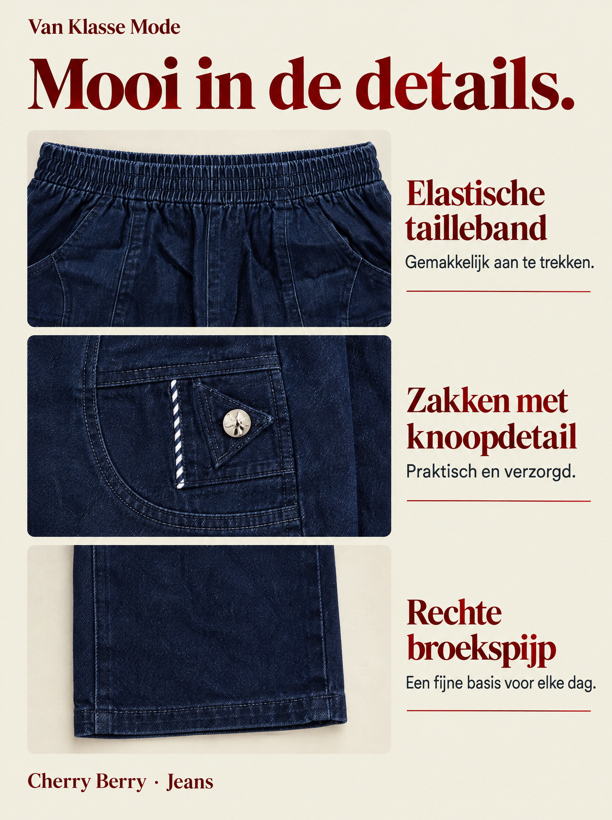 Details van de broek