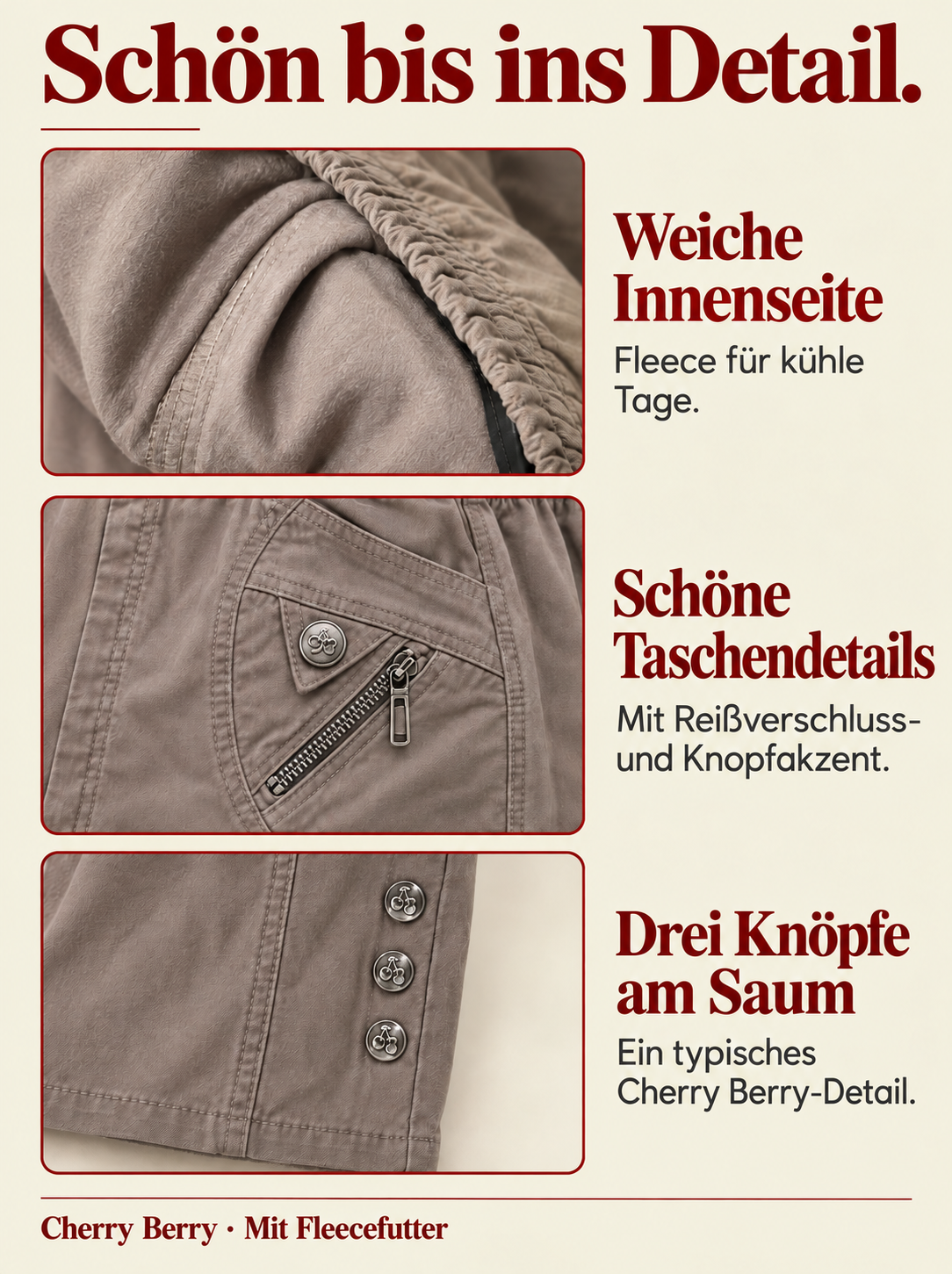 Details der Hose