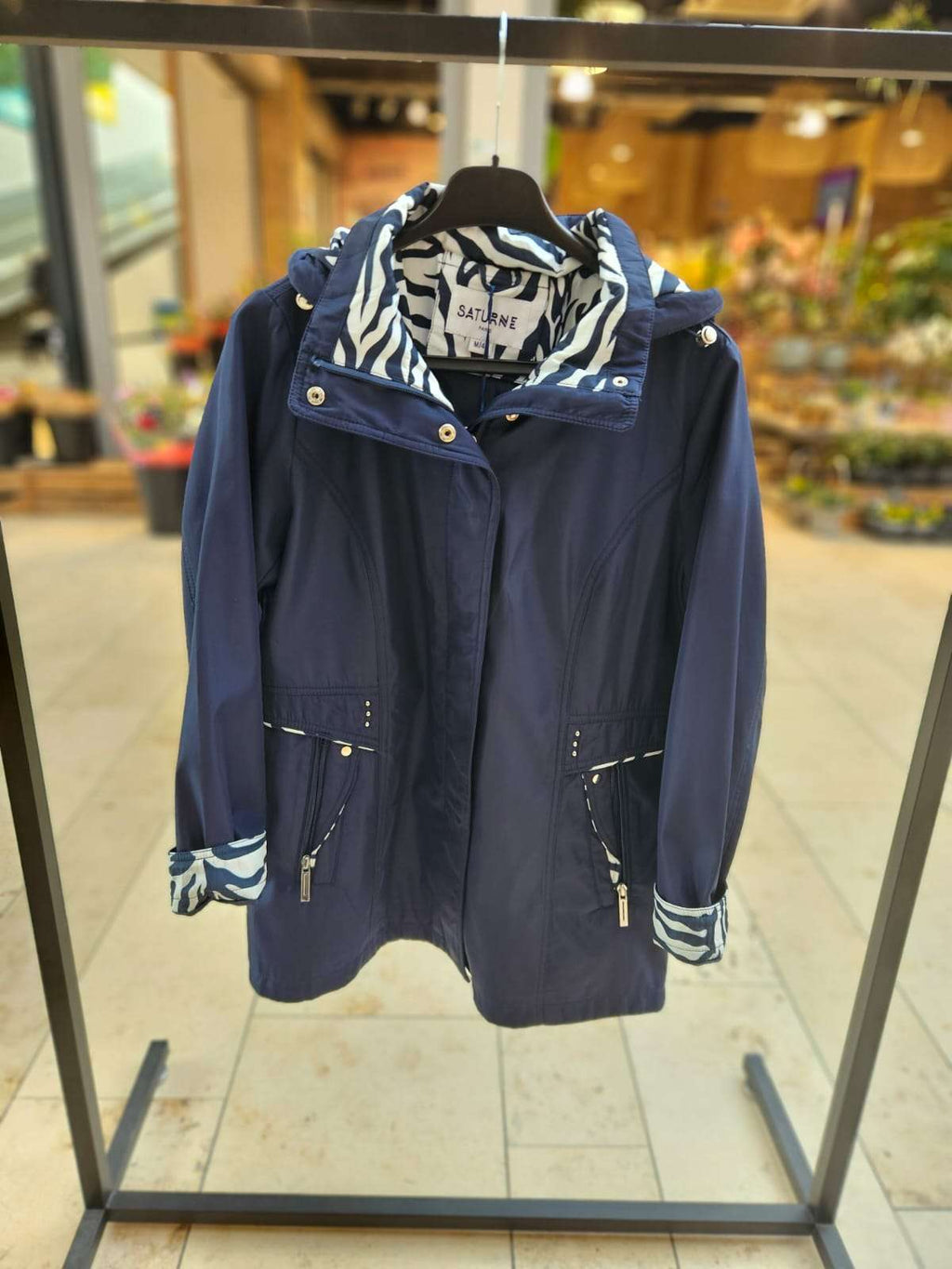 Zomerjas met aantrekkoord - Zebra print